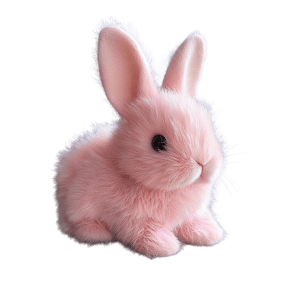 Tdtopic Rabbit Toy Jucărie de pluș de simulare pentru copii